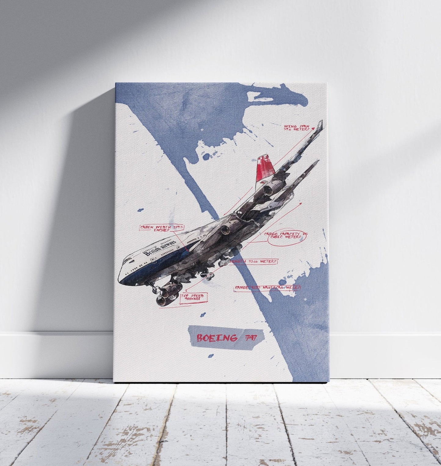 747 Jumbo Jet - Sharpstrokez