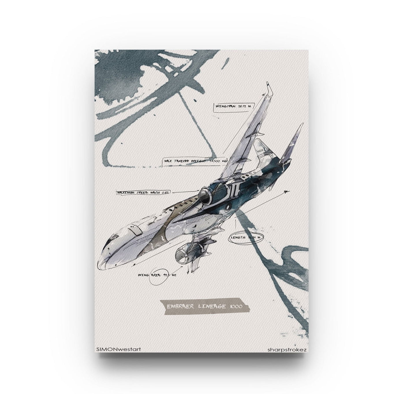 Embraer Lineage 1000 - Sharpstrokez