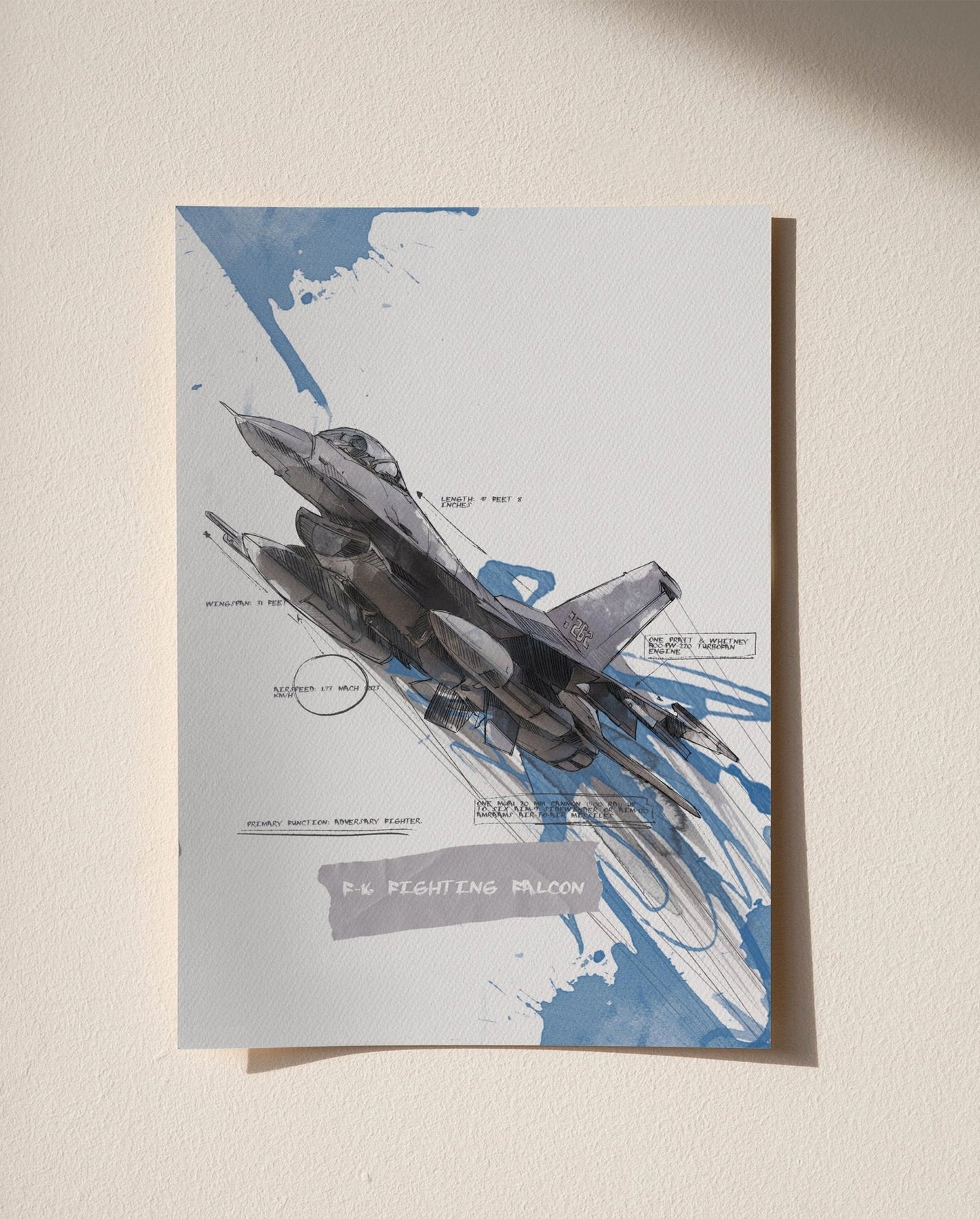 F16 Fighting Falcon - Sharpstrokez