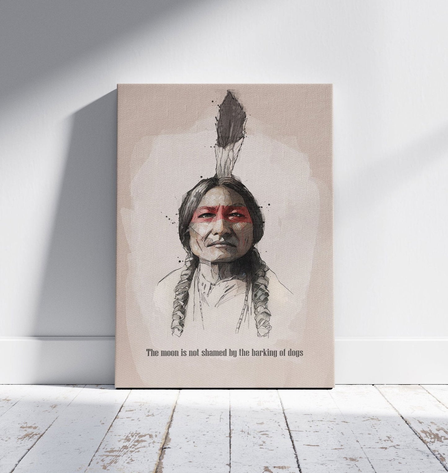 Motivational Quote Sitting Bull - Sharpstrokez