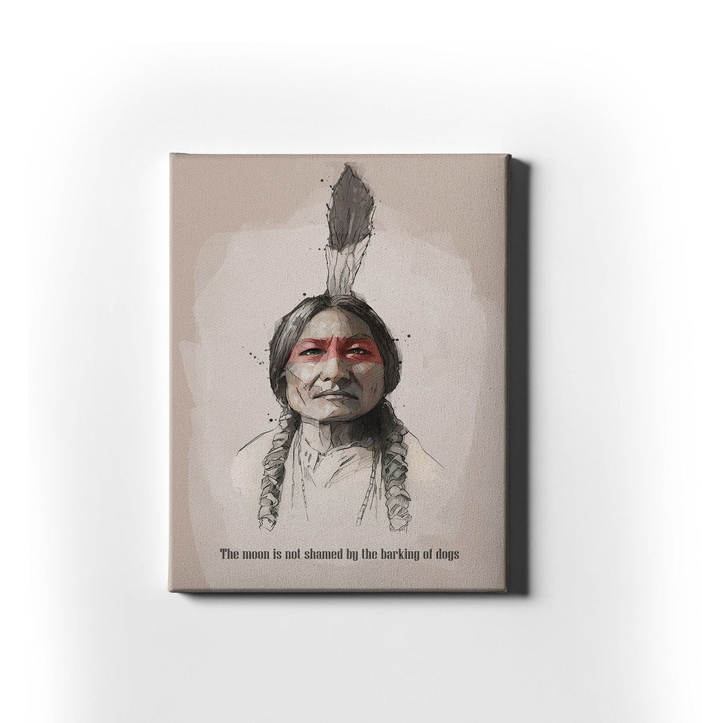 Motivational Quote Sitting Bull - Sharpstrokez