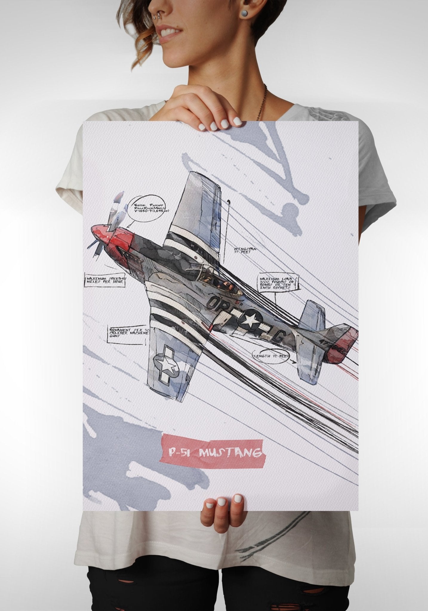 North American P-51 Mustang - Sharpstrokez