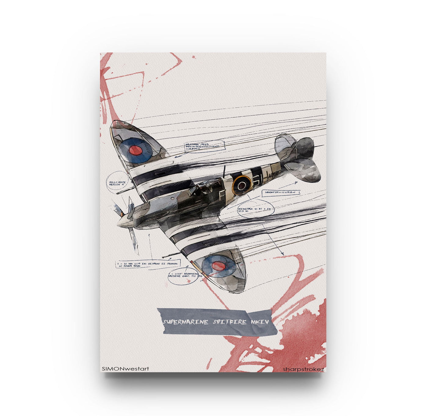 Supermarine Spitfire - Sharpstrokez