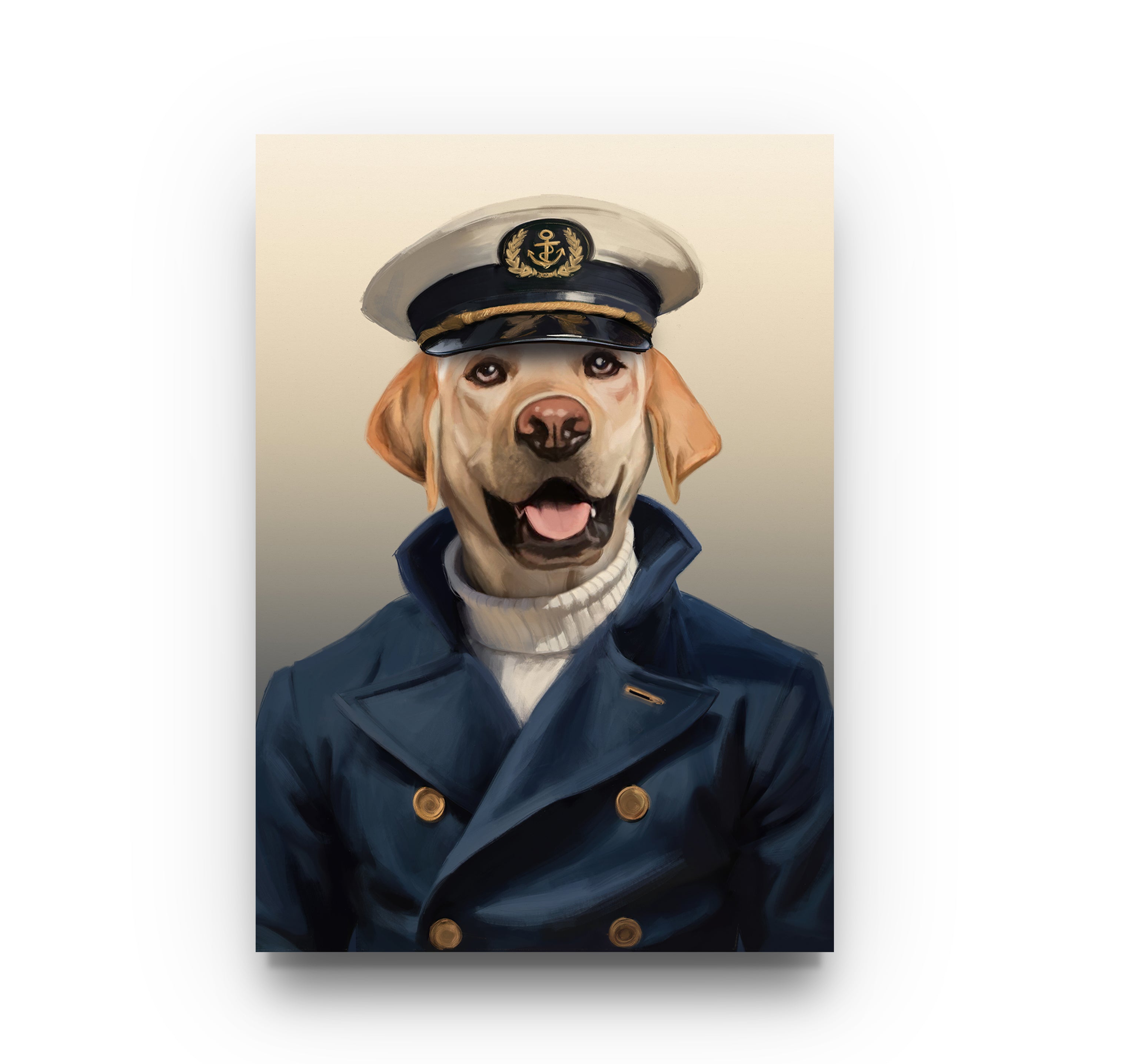 DIGITAL Sea Captain Custom Portrait