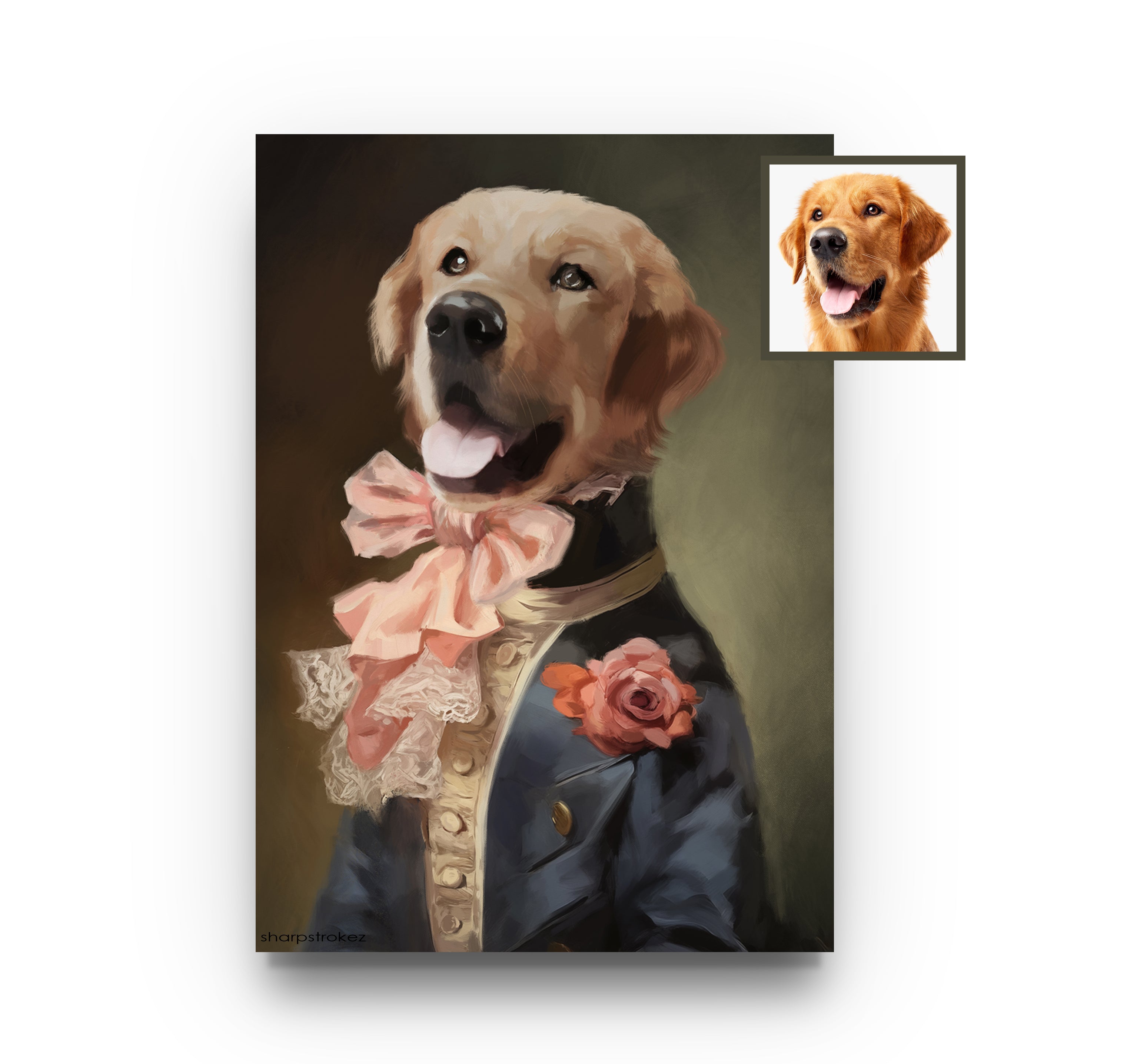 DIGITAL Baroque Gentleman Custom Portrait