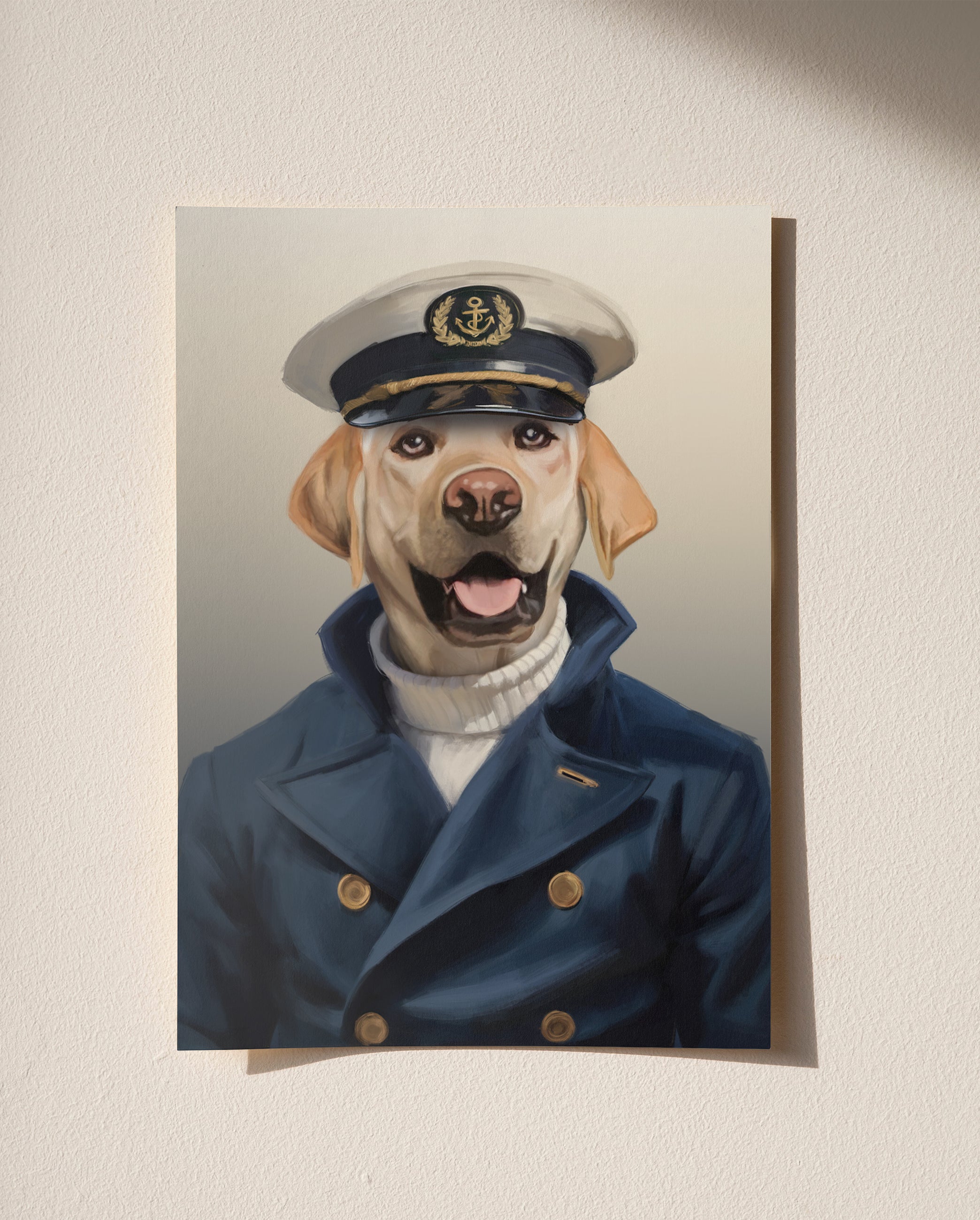 DIGITAL Sea Captain Custom Portrait