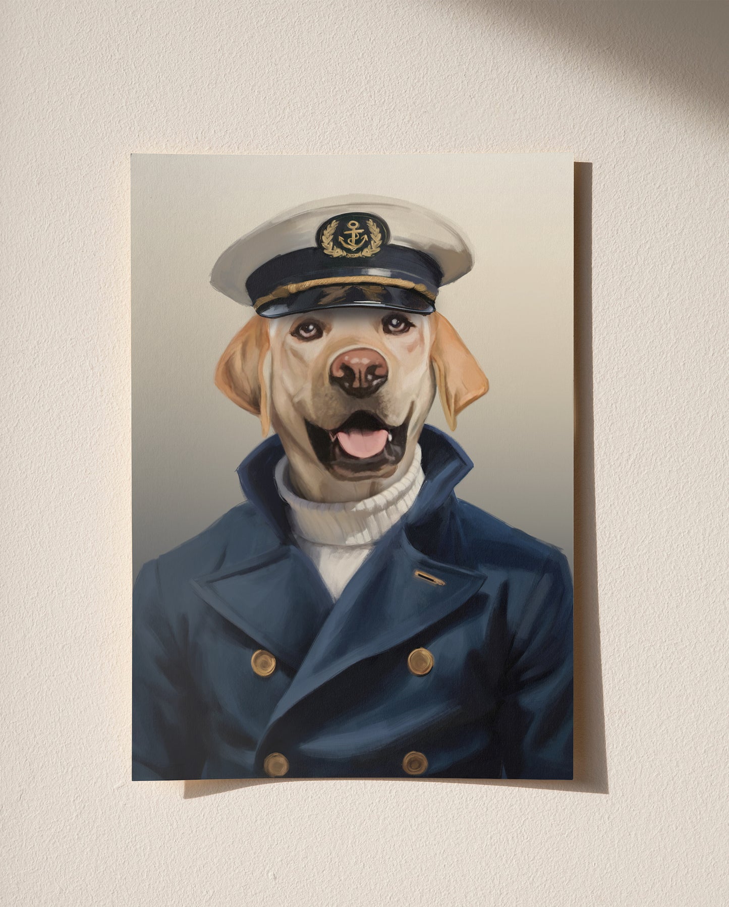 DIGITAL Sea Captain Custom Portrait