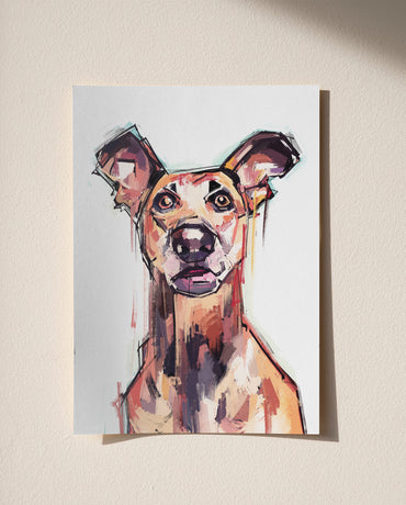 Personalised Abstract Oil Pet Portrait
