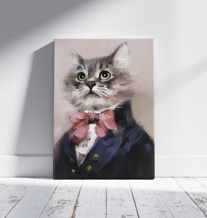 DIGITAL Lord With a Red Bow Custom Portrait