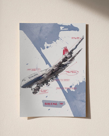 747 Jumbo Jet - Sharpstrokez