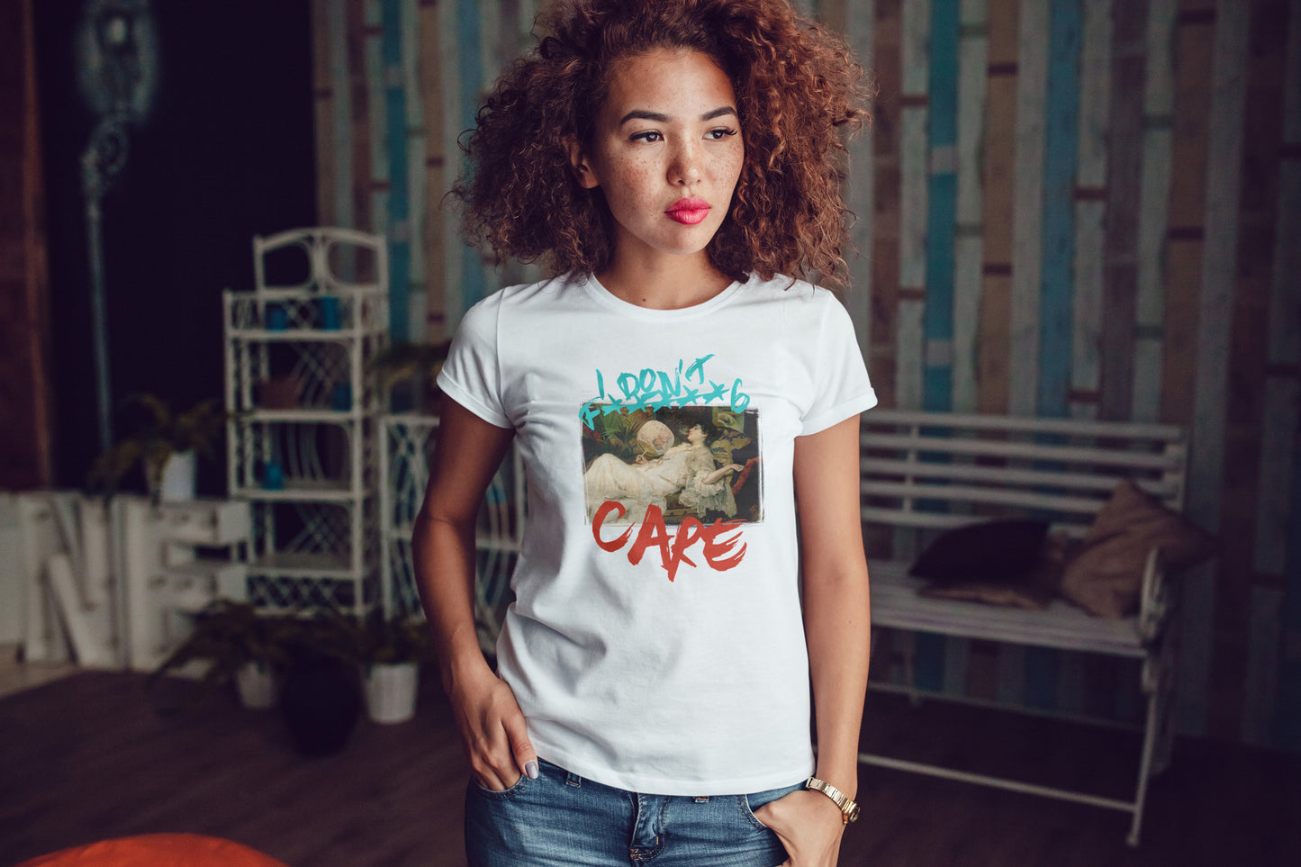 I Don't F*****g Care Woman T-Shirt