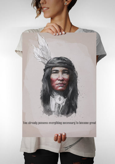 Motivational Quote Cochise - Sharpstrokez