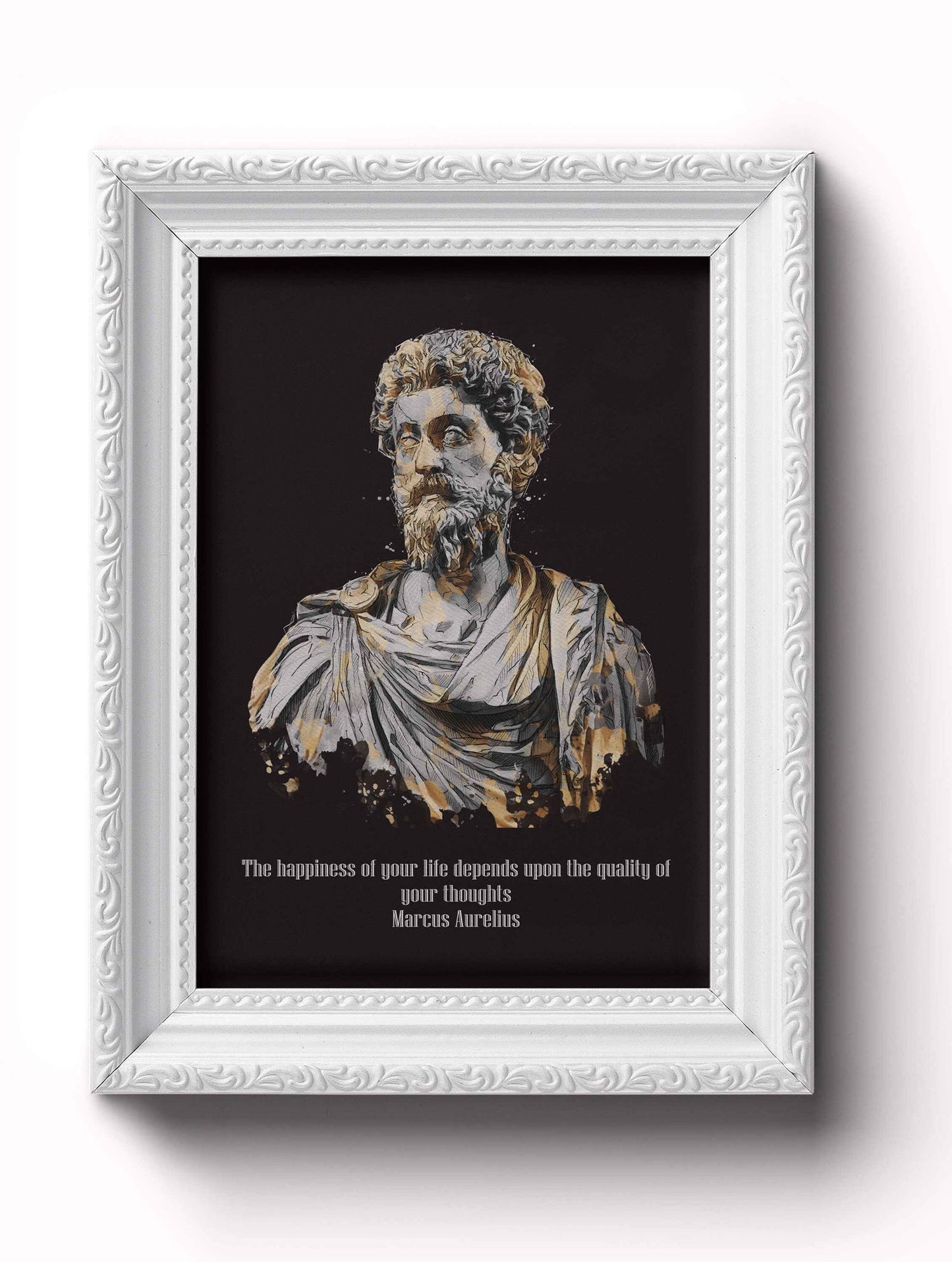Motivational Quote Marcus Aurelius - Sharpstrokez