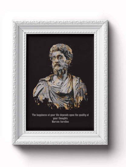 Motivational Quote Marcus Aurelius - Sharpstrokez