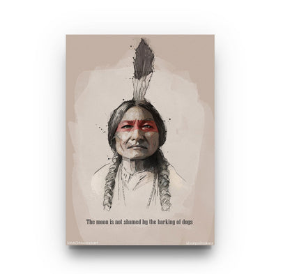 Motivational Quote Sitting Bull - Sharpstrokez