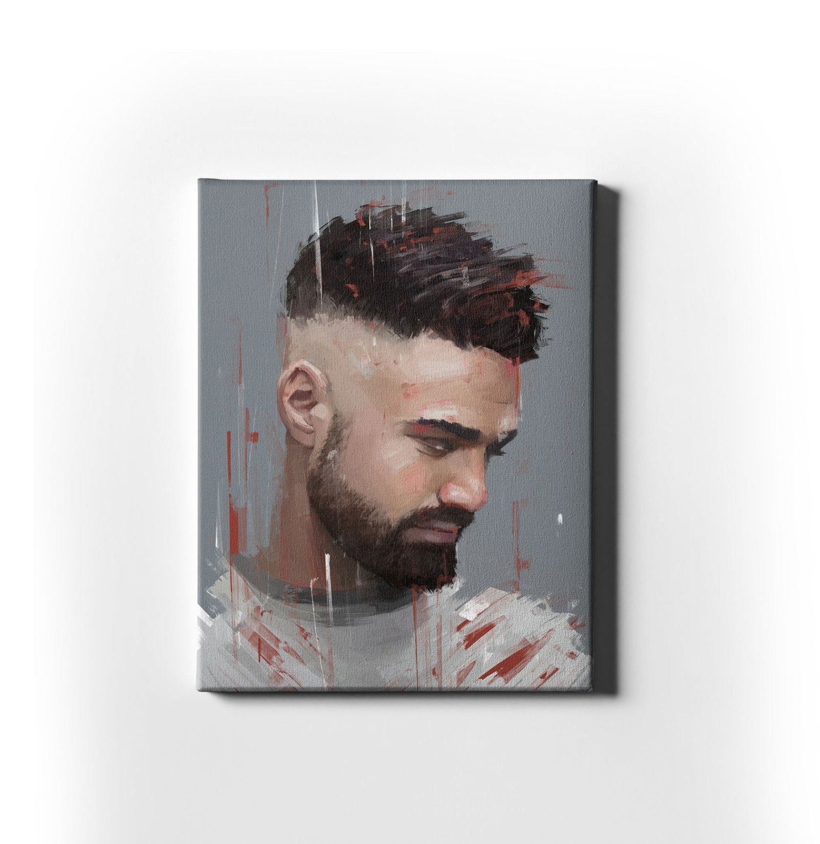 Personalised Acrylic Man Portrait - Sharpstrokez