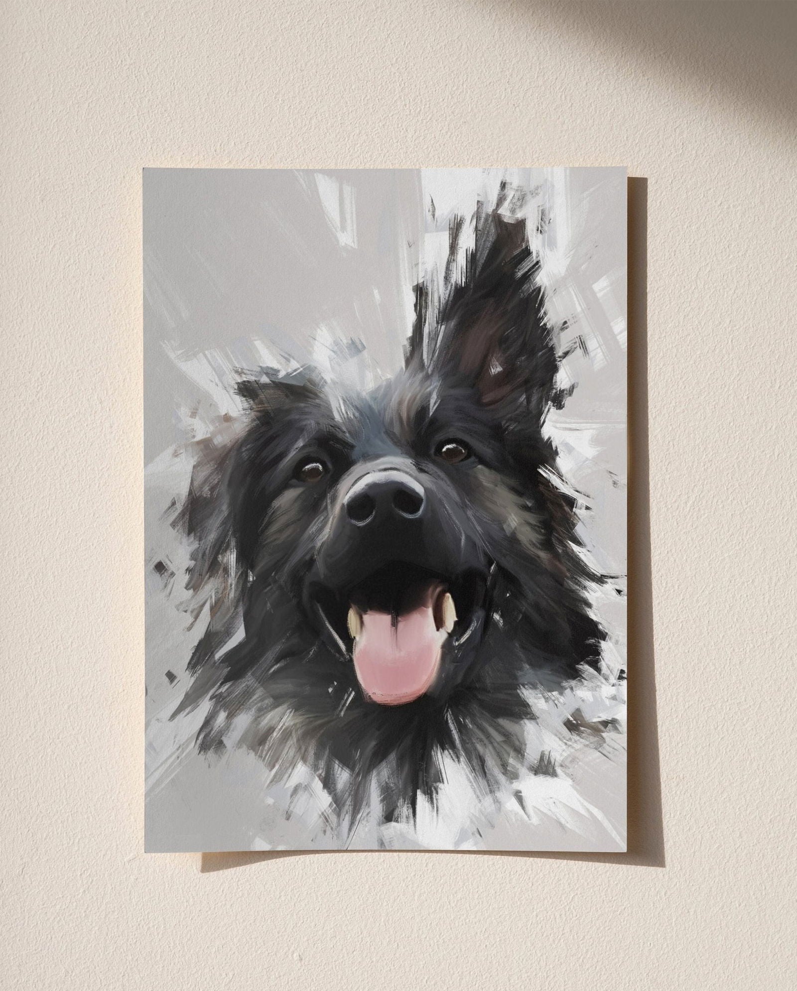 Personalised  Acrylic Pet Portrait (Head) - Sharpstrokez