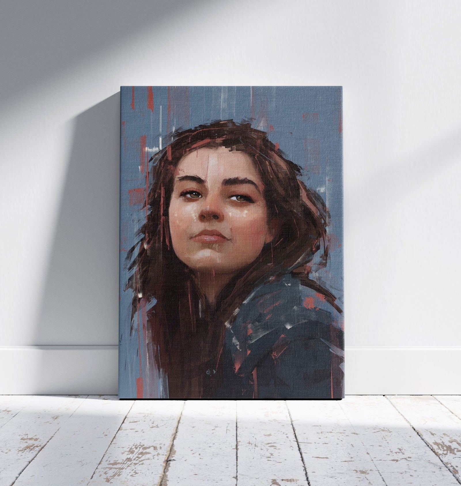 Personalised Acrylic Woman Portrait - Sharpstrokez