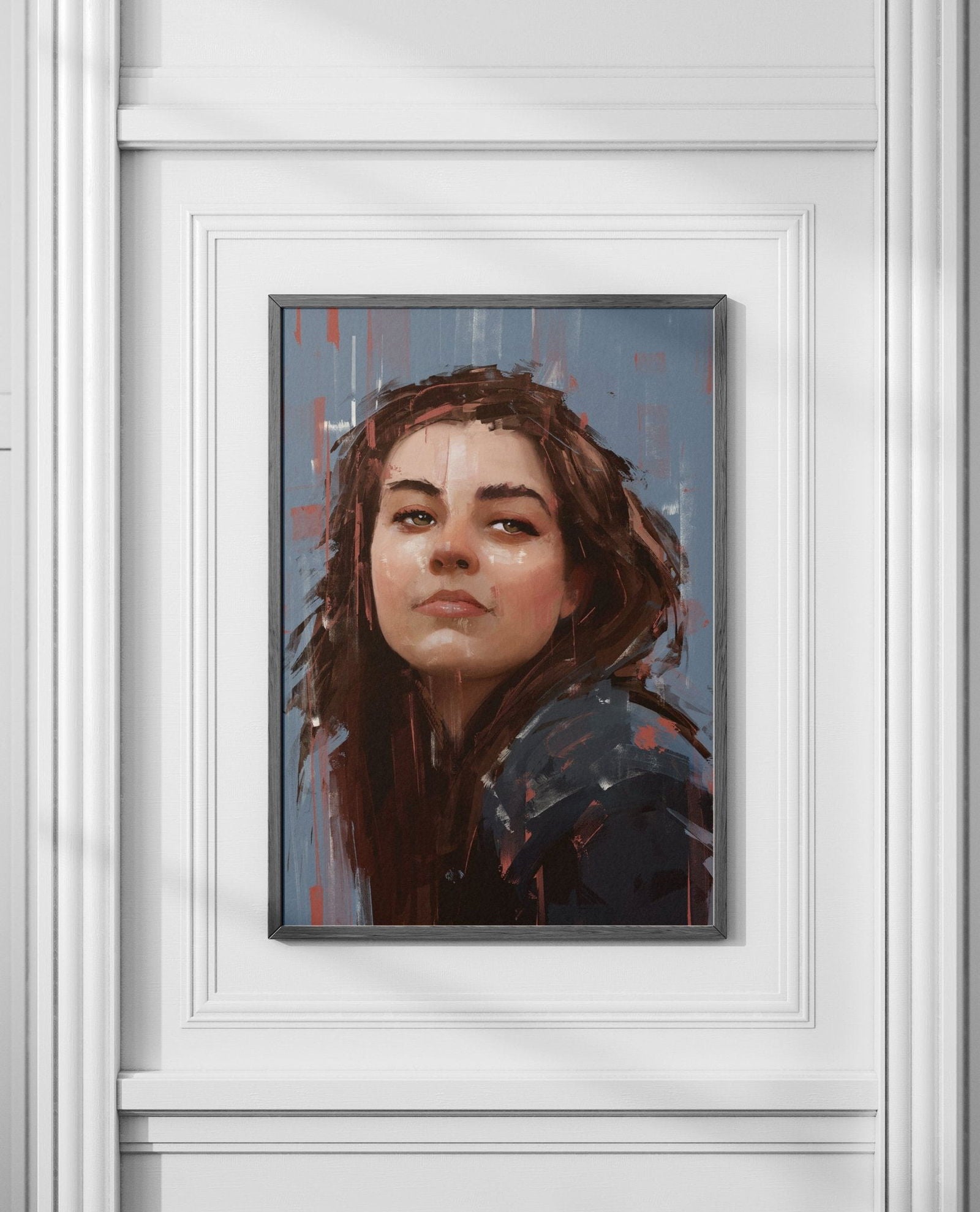 Personalised Acrylic Woman Portrait - Sharpstrokez