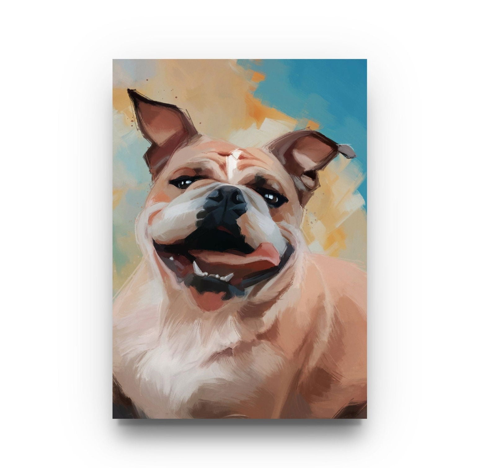 Personalised Gouache PetPortrait - Half Body - Sharpstrokez