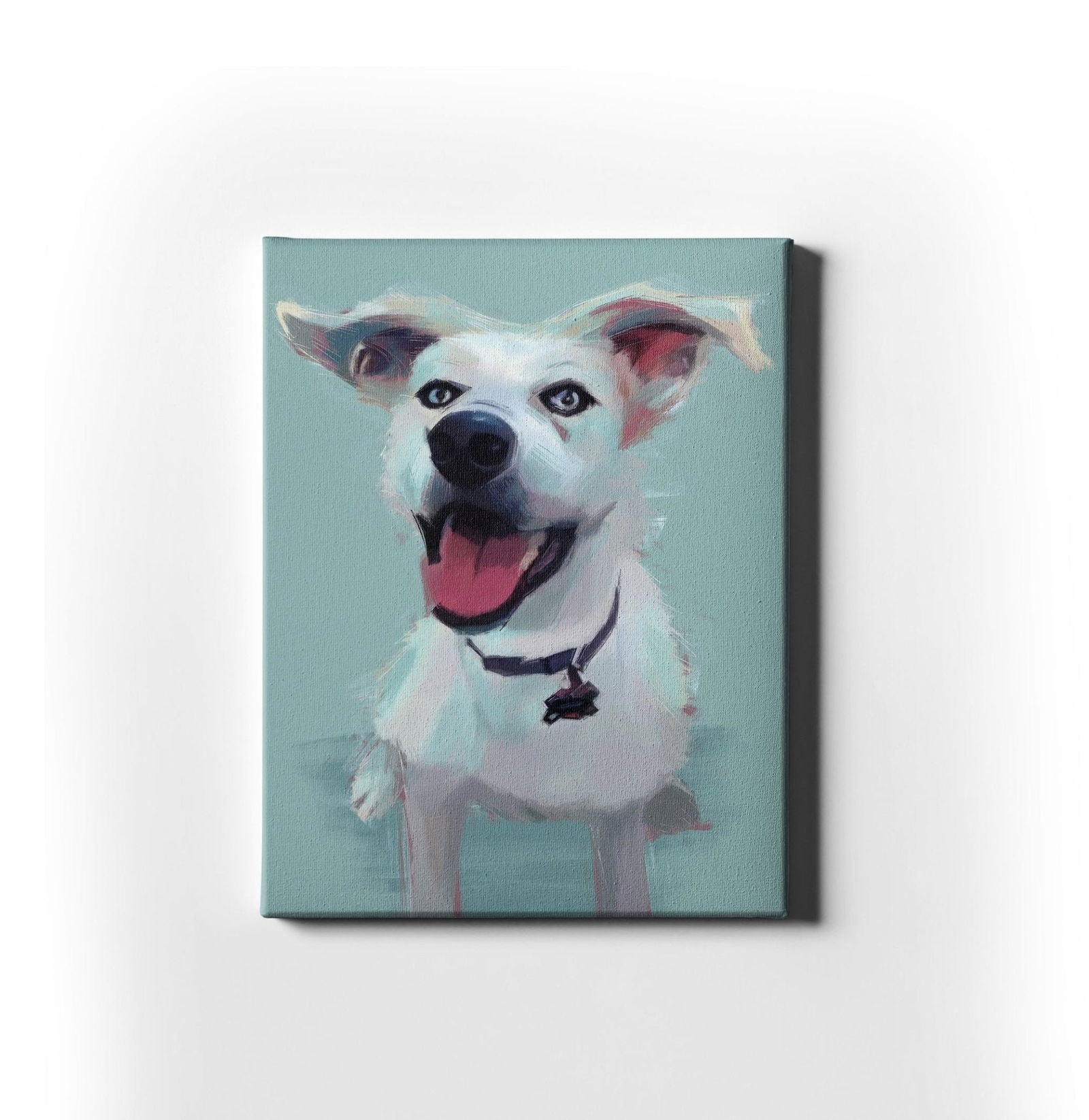 Personalised Gouache PetPortrait - Half Body - Sharpstrokez