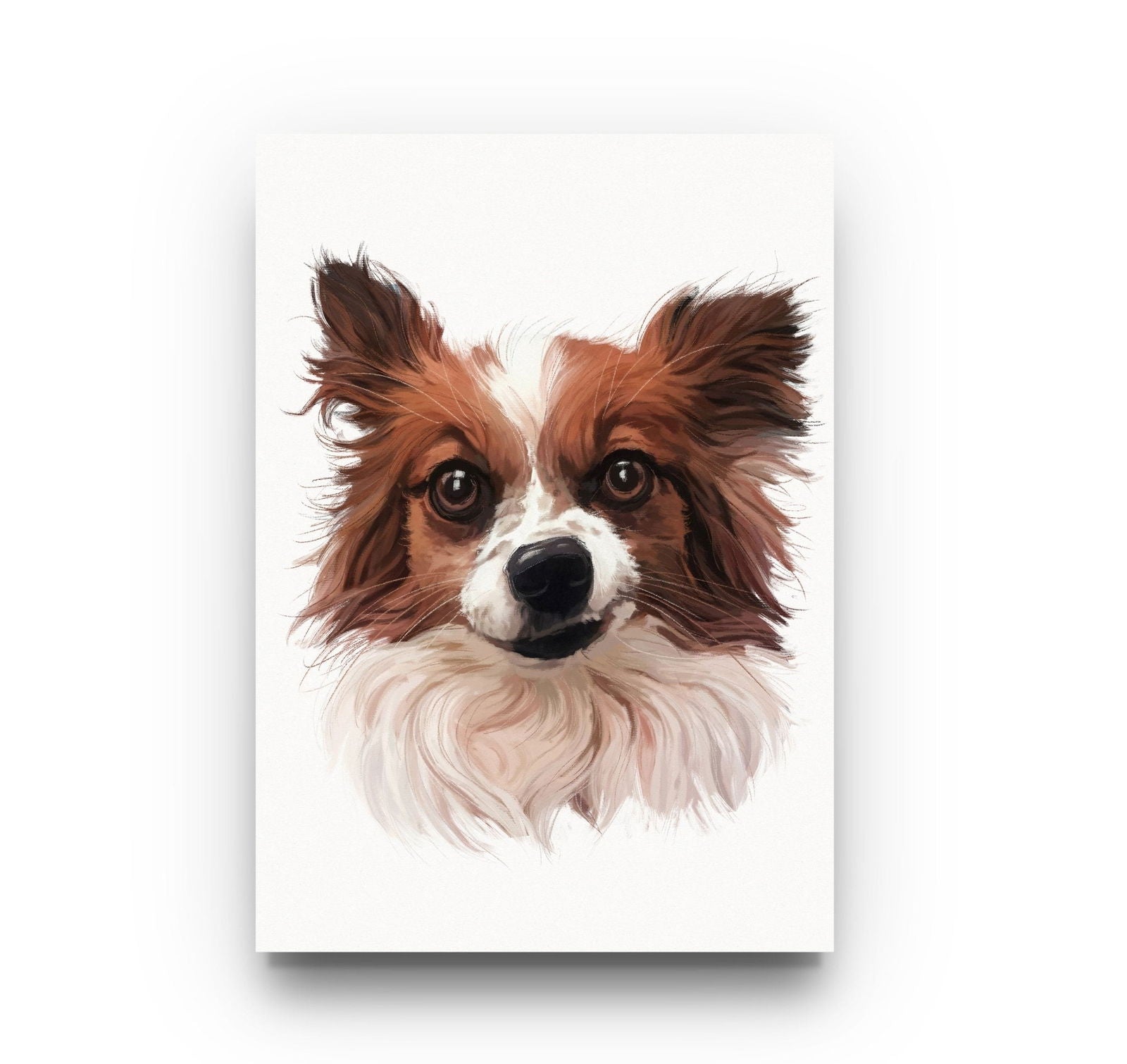 Personalised  Gouache Pet Portrait - Head - Sharpstrokez