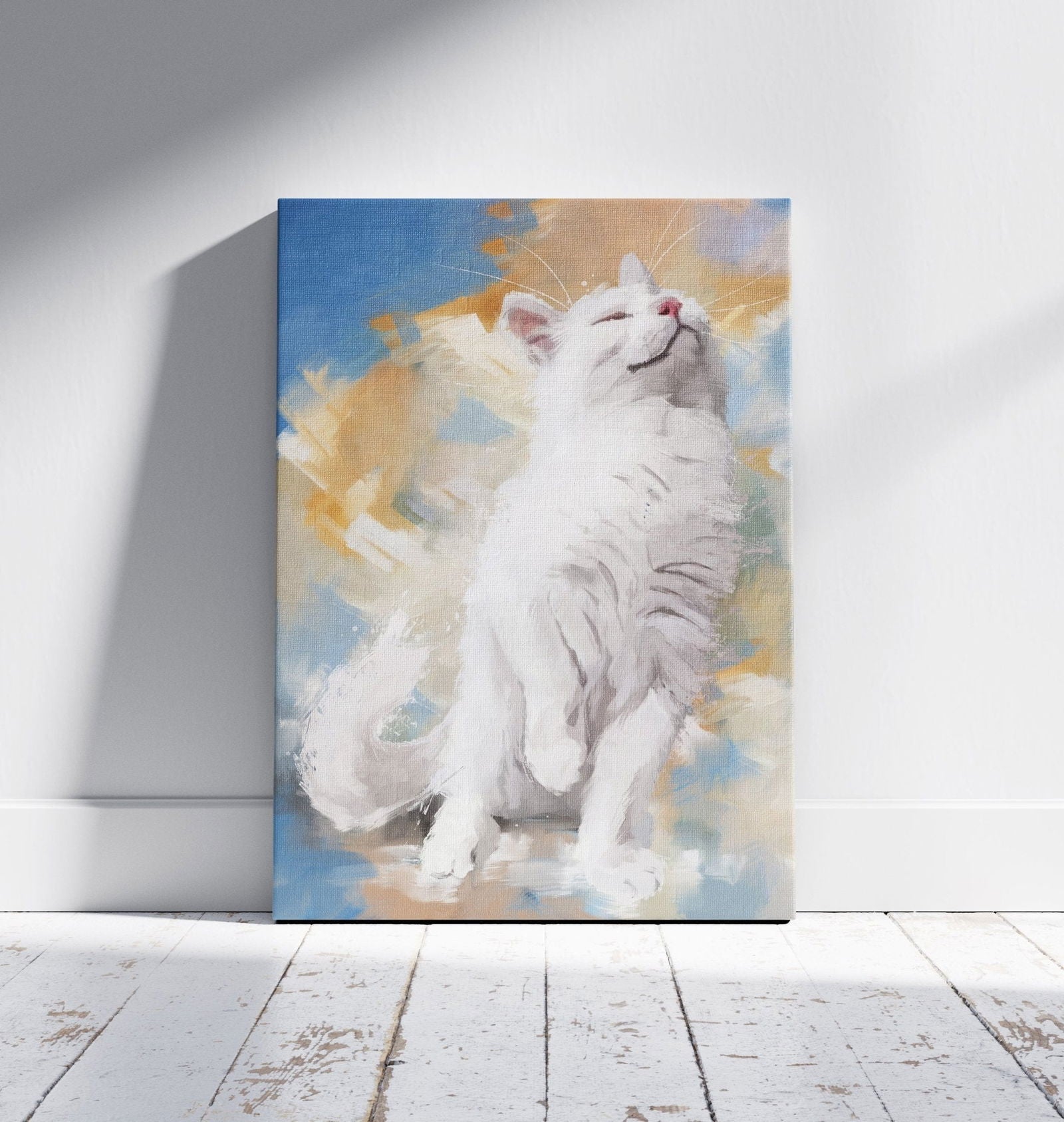 Personalised Gouache Pet Portrait - Whole Body - Sharpstrokez