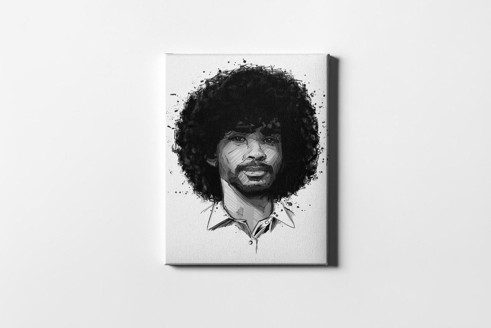 Personalised Monochromatic Male Portrait - Sharpstrokez