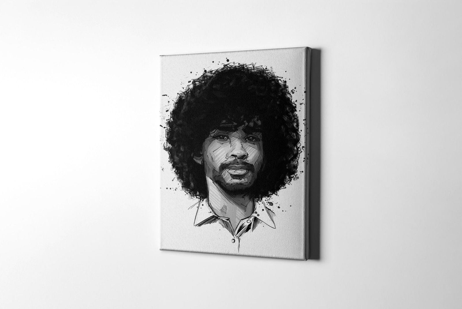 Personalised Monochromatic Male Portrait - Sharpstrokez