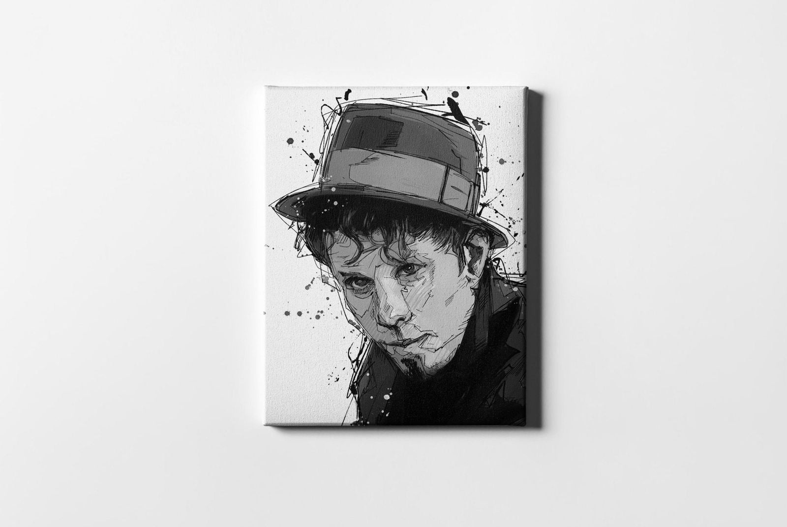 Personalised Monochromatic Male Portrait - Sharpstrokez