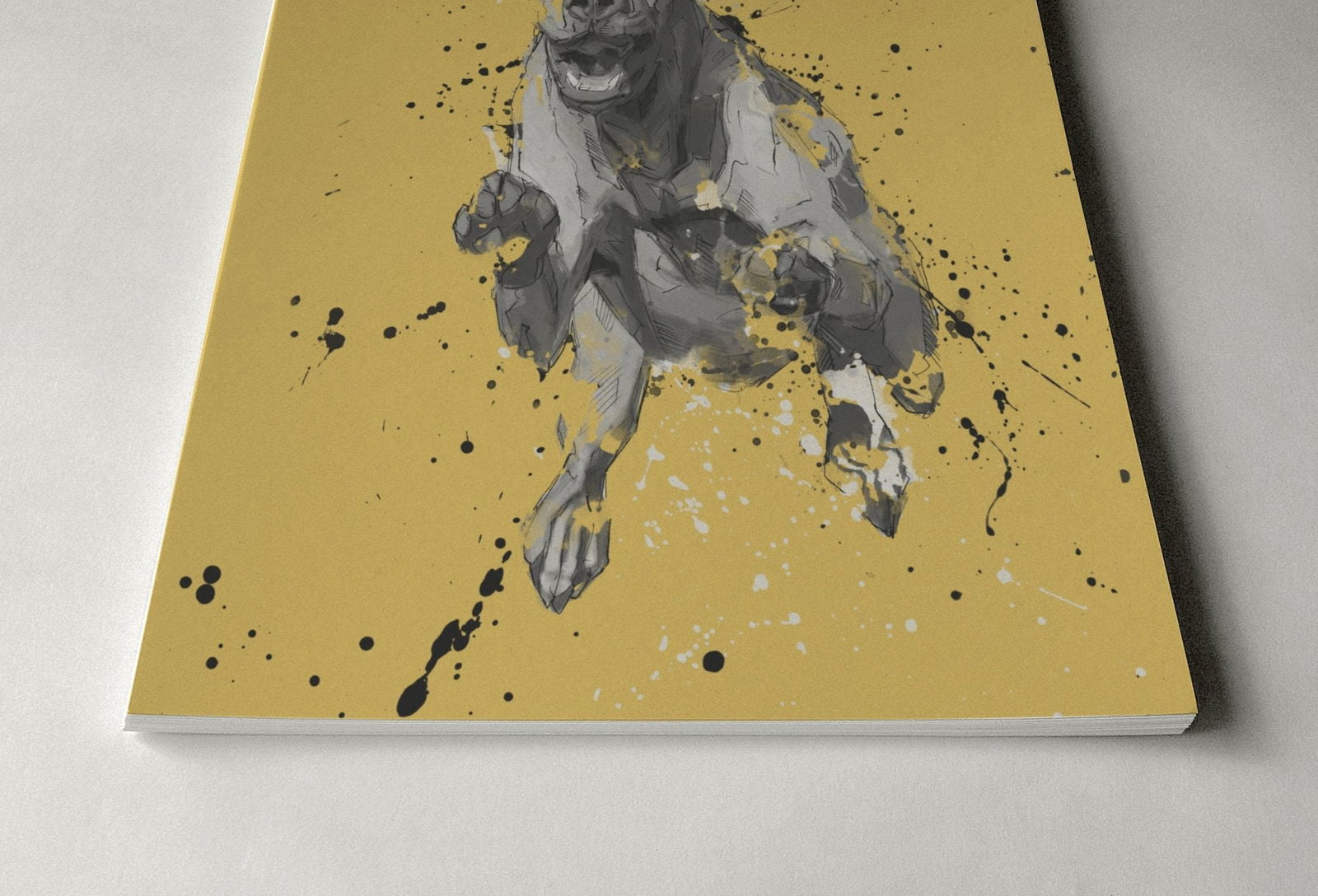 Personalised Monochromatic Pet Portrait - Sharpstrokez