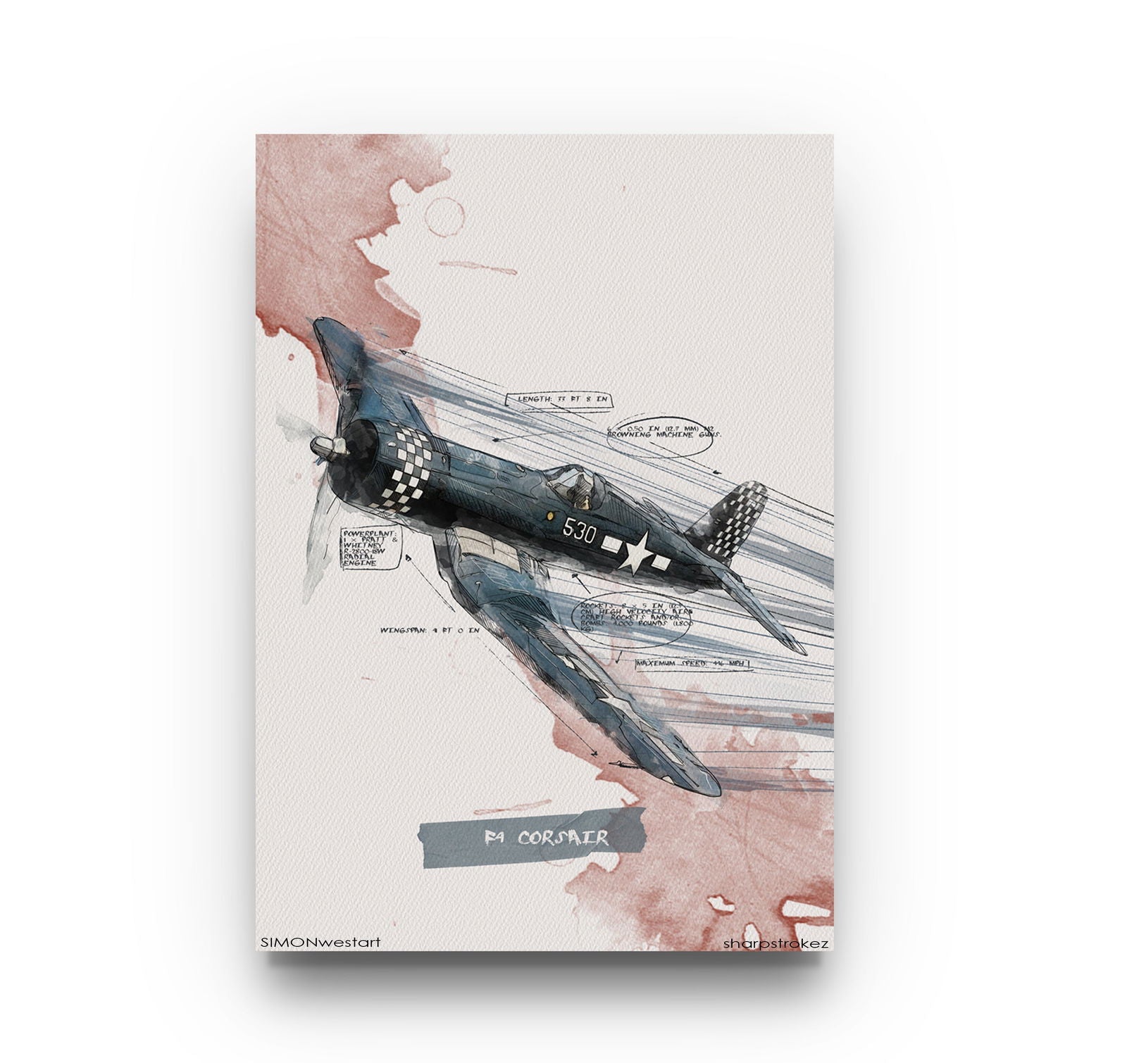 Vought F4U Corsair - Sharpstrokez