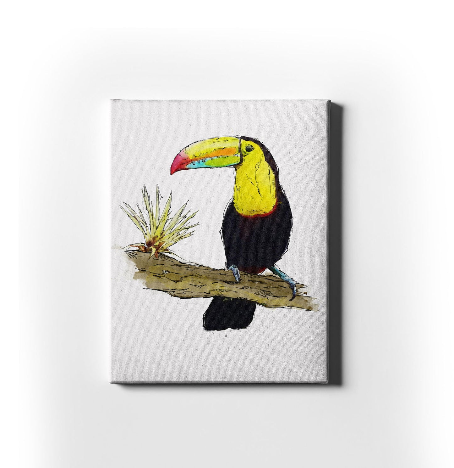 Watercolour and Pen Toucan Art - Sharpstrokez